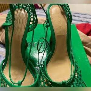 Bottega shoes.  Size 40.  Green